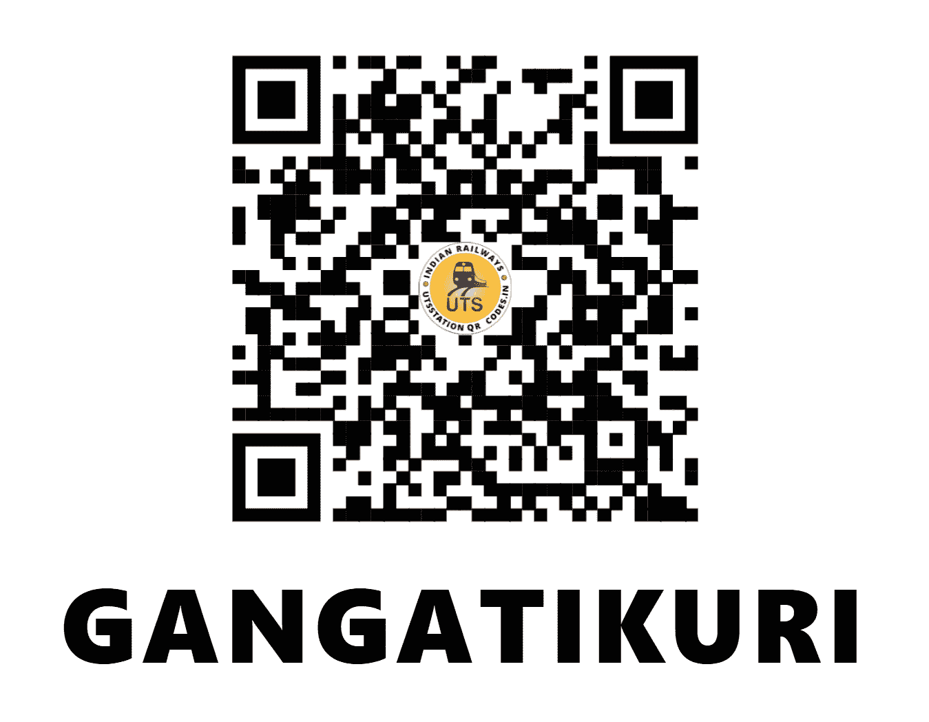 UTS QR Code for GANGATIKURI - GGLE - ER (WEST BENGAL)